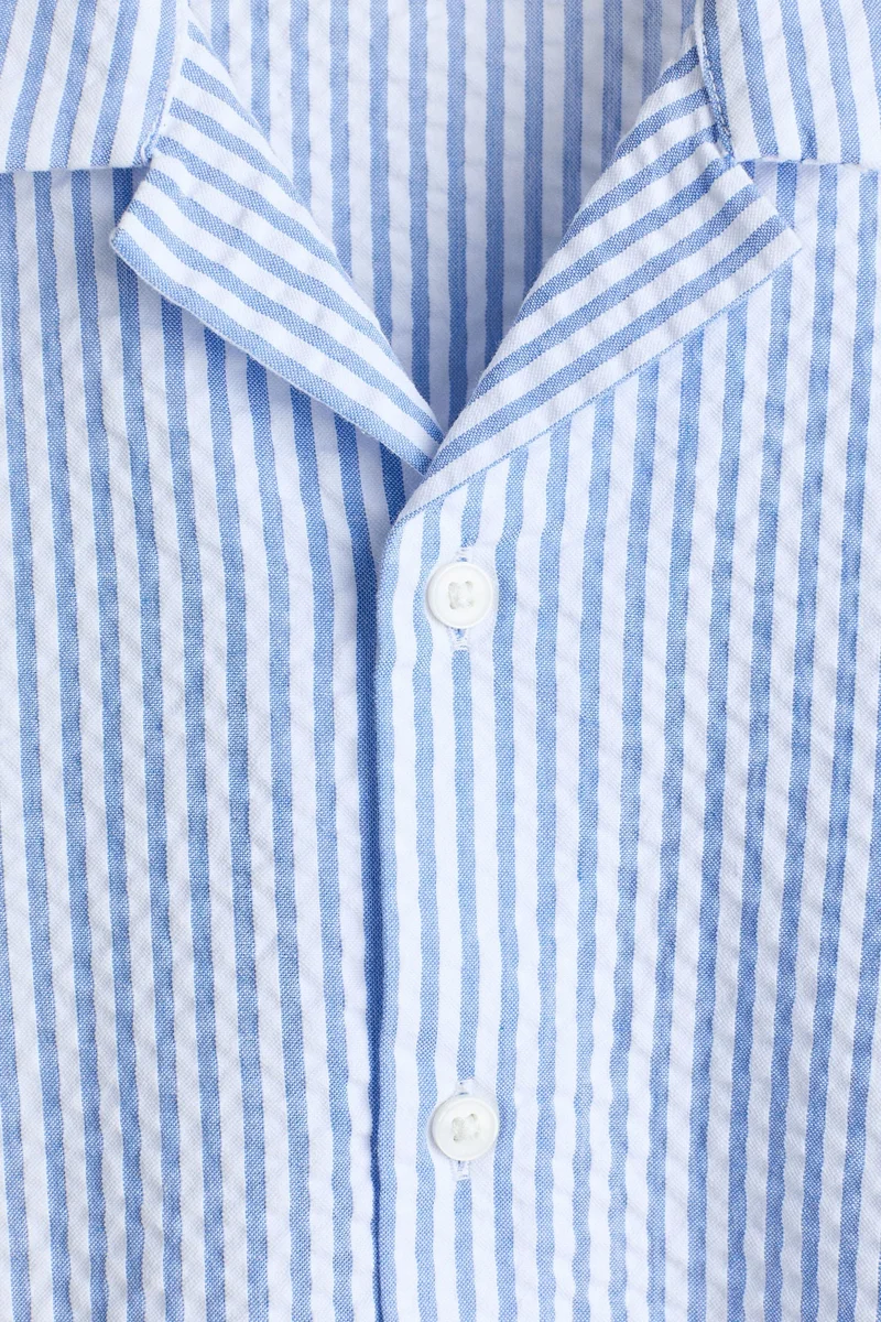 H&M Seersucker resort shirt